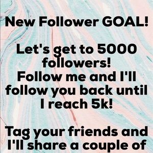 LETS GET TO 5000 Followers!